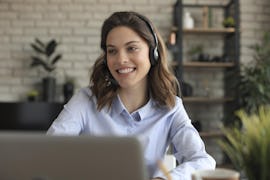 Frau im Homeoffice Frau im Homeoffice