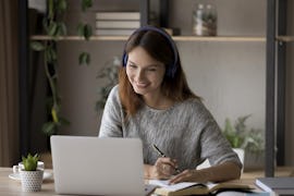 Frau im Homeoffice Frau im Homeoffice