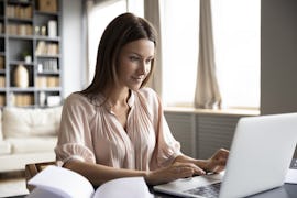 Frau im Homeoffice Frau im Homeoffice