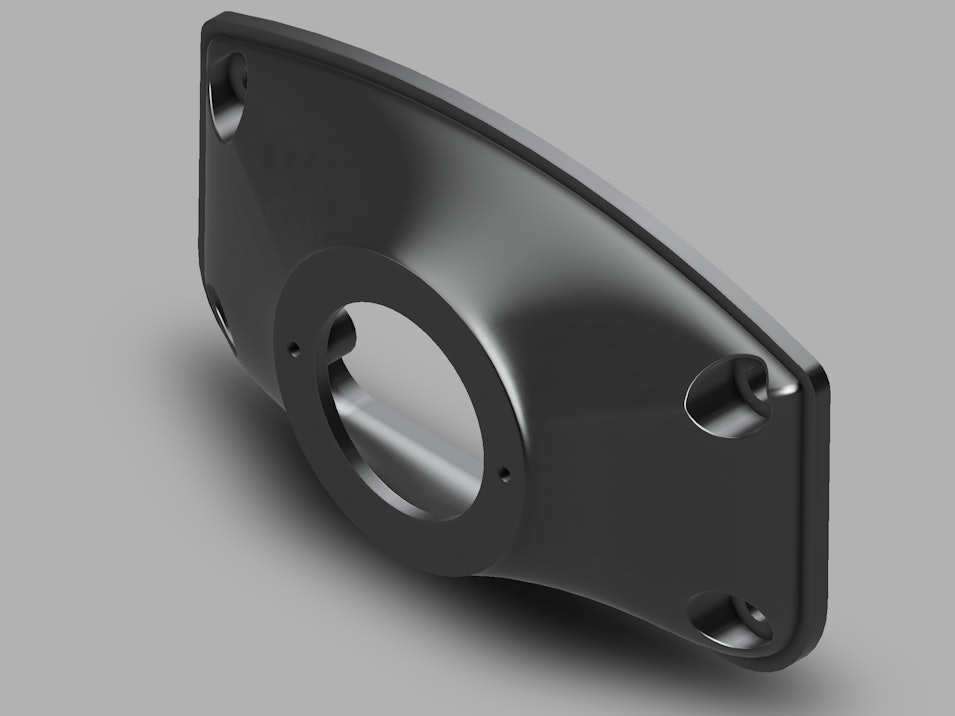Adapter Mobotix M73 auf UniFi Bullet Kameraseite Adapter zur Montage einer UniFi Bullet anstelle einer Mobotix M73 (UniFi-Seite des Adapters)